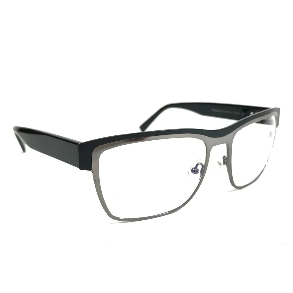 Tom Davies Eyeglasses Frames TD754 Col. 2267 Shiny Ruthenium Black 57-18-145